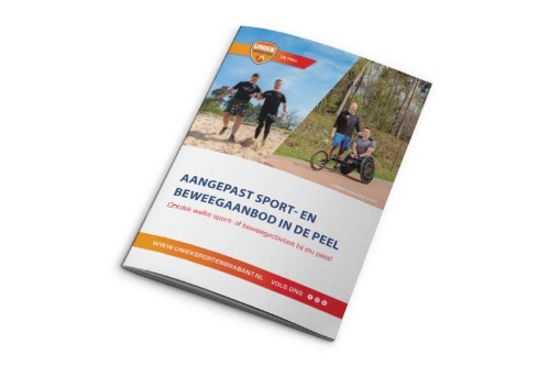 Afbeelding voorkant brochure Uniek Sporten